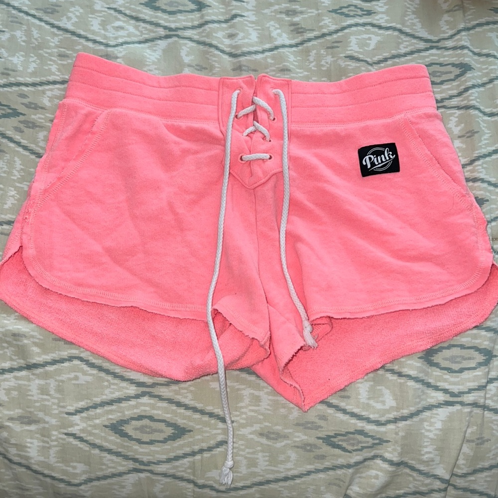 VS pink shorts